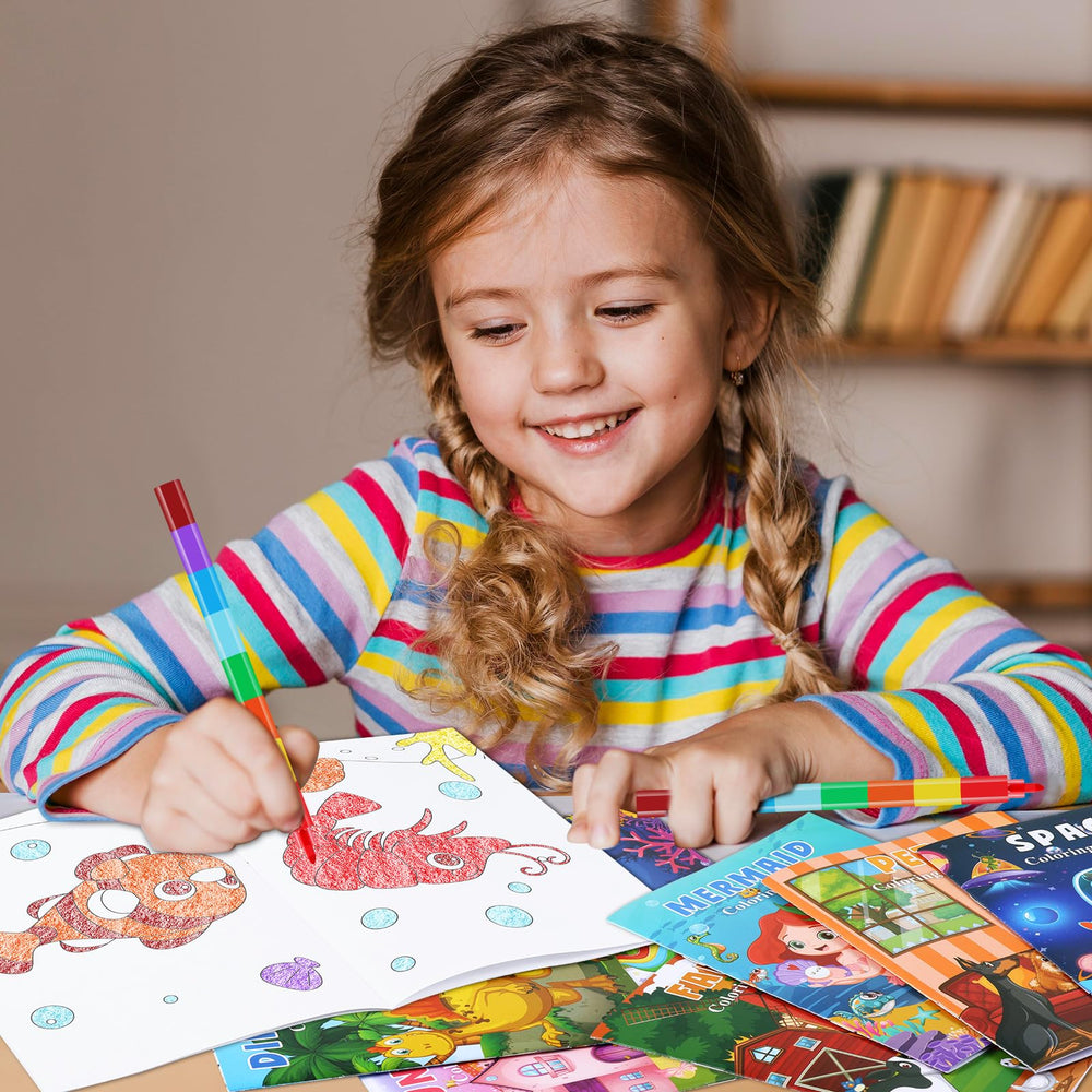 BenLouis durable paper coloring book withstands enthusiastic coloring sessions