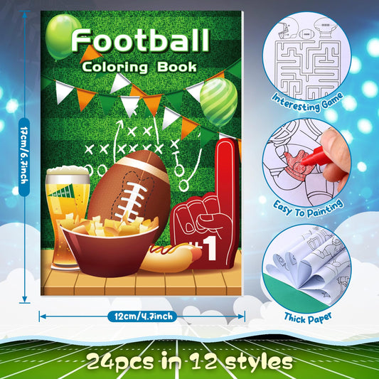 BenLouis football color book interior pages ready for coloring sessions