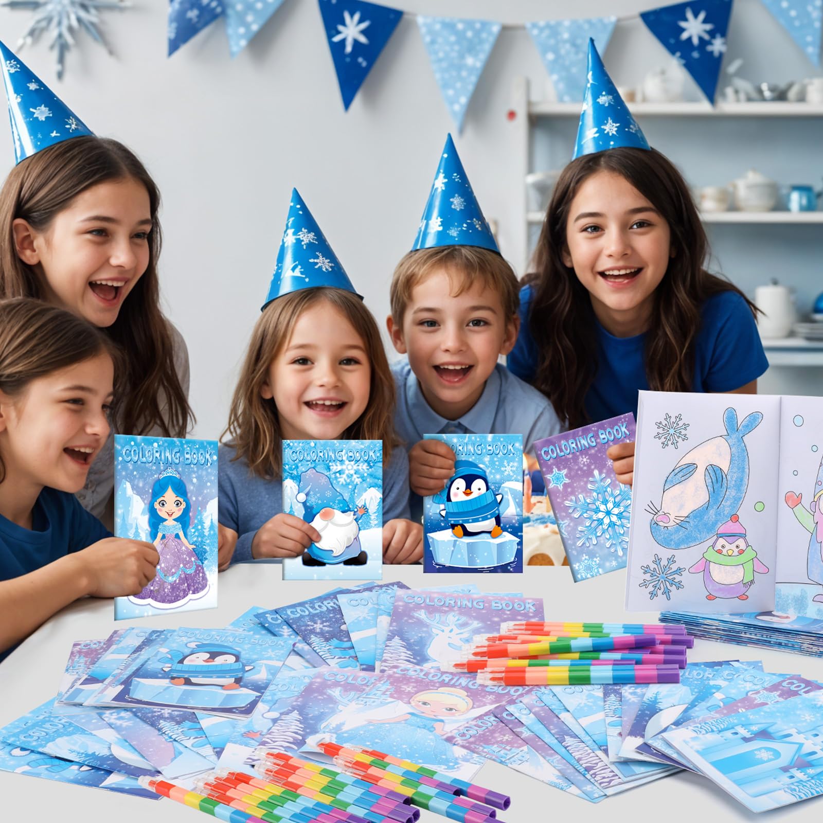 BenLouis frozen mini coloring book paper quality supports smooth coloring sessions