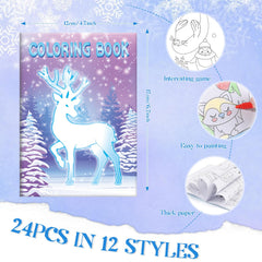 BenLouis frozen mini coloring book patterns page showing 72 designs to spark creativity