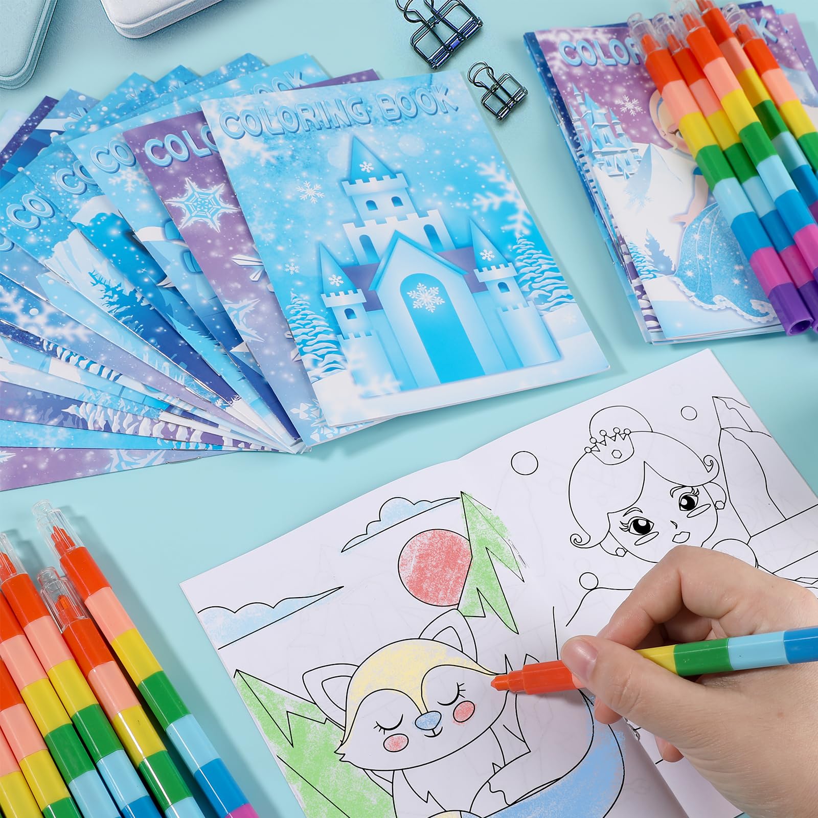 BenLouis frozen mini coloring book size 6.7 x 4.7 inches ideal for small hands