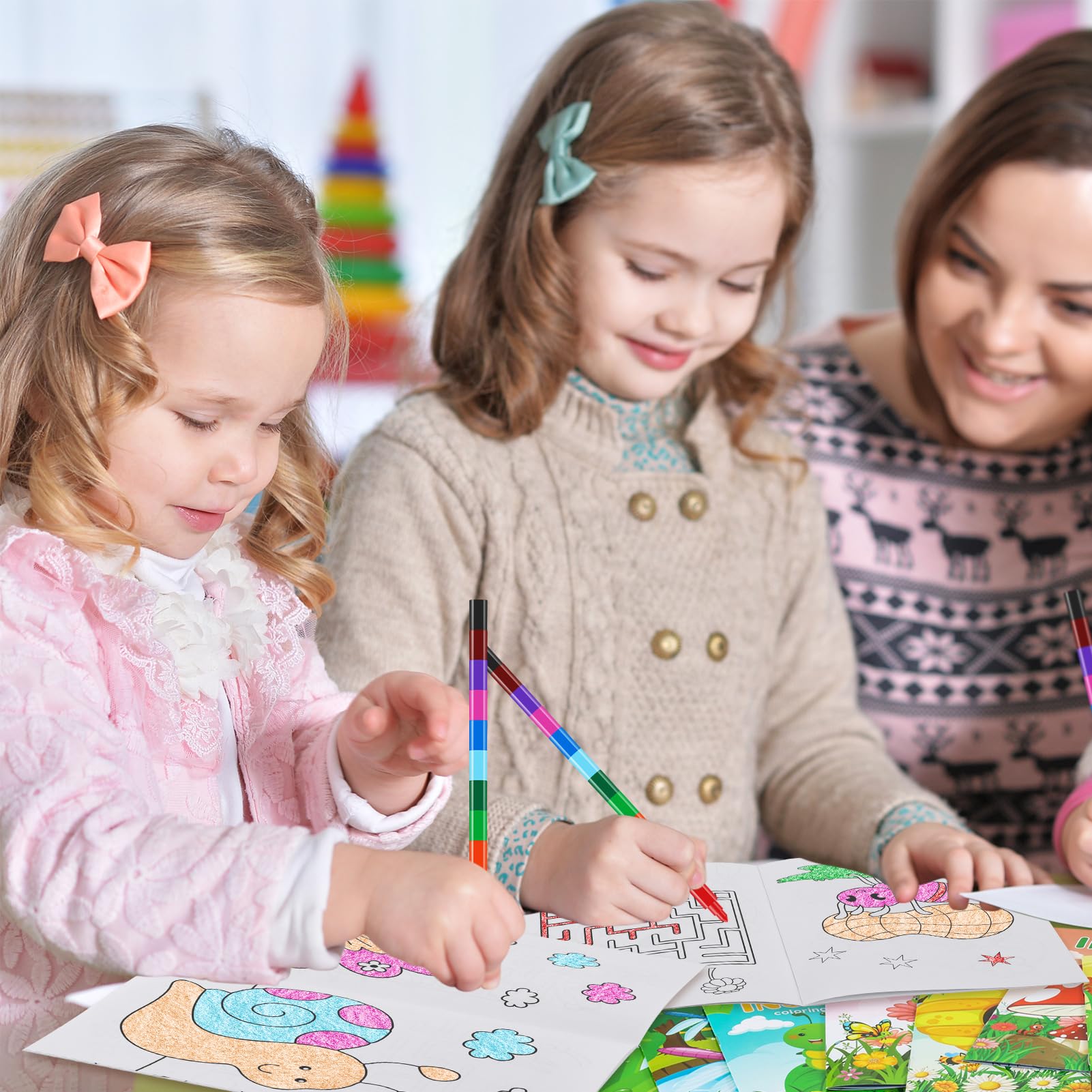BenLouis insects mini coloring books – caterpillars pages ideal for party favors
