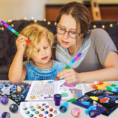 BenLouis make-a-face stickers add playful expressions to space crafts