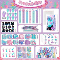 BenLouis mermaid ruler for precise measurements and art projects