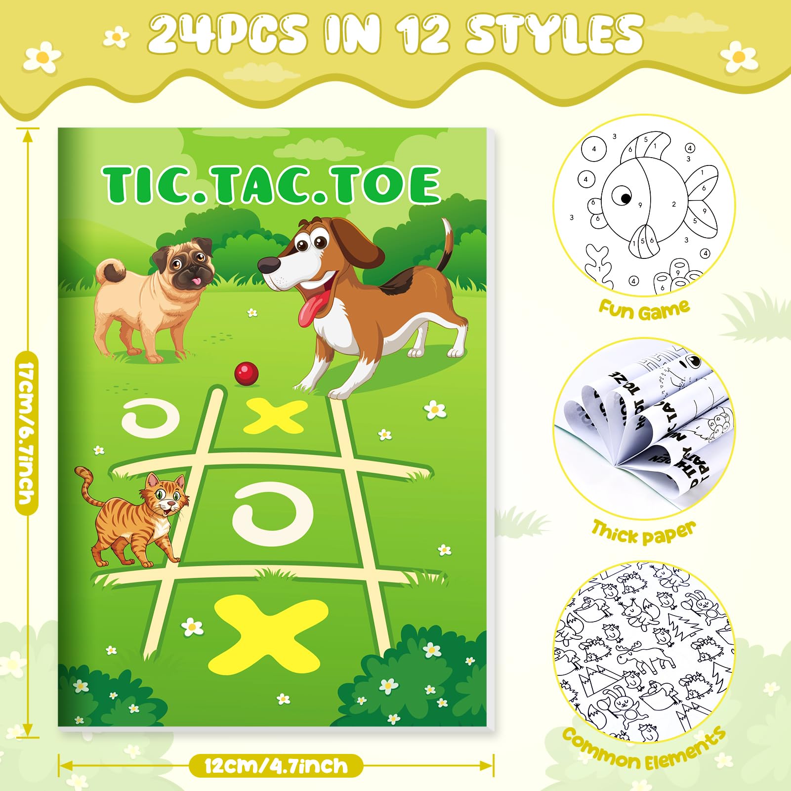 Inside pages of BenLouis mini activity books featuring diverse puzzles to boost focus and creativity
