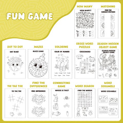 Maze page from BenLouis mini activity book engaging problem-solving in kids