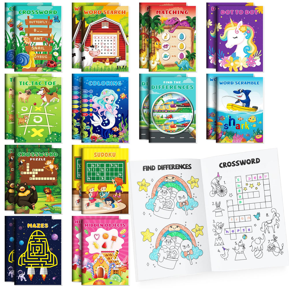 BenLouis mini activity book cover with vibrant colors, ideal for party favors