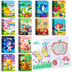 BenLouis mini coloring book collection for kids, colorful pages to spark creativity on the go
