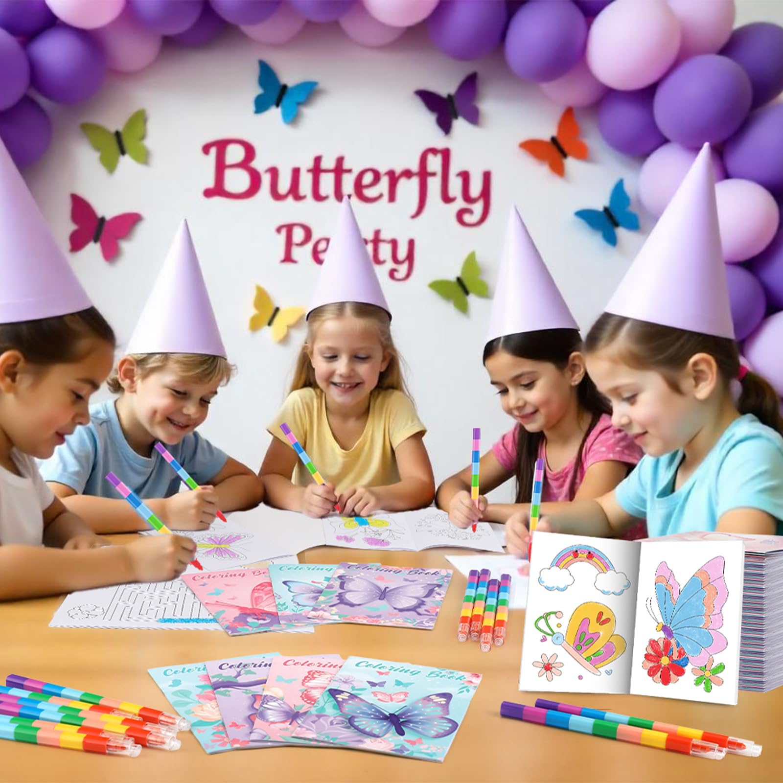 BenLouis mini coloring books for kids on the go during travel.