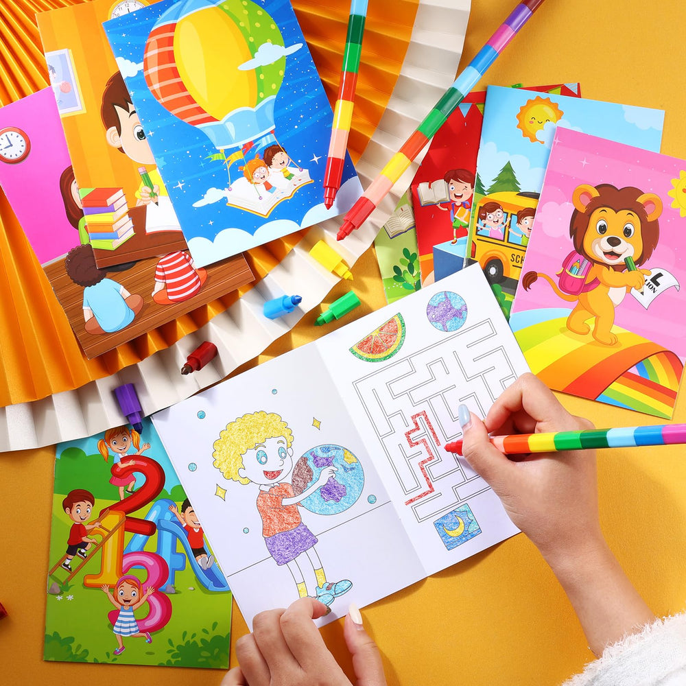 BenLouis mini coloring books size fits small hands and travel