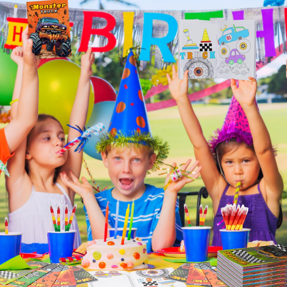 BenLouis monster truck party favors for kids at events