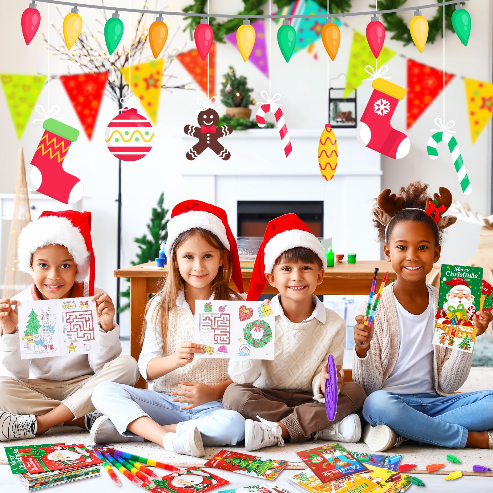 BenLouis portable coloring books ideal for travel bags and events.