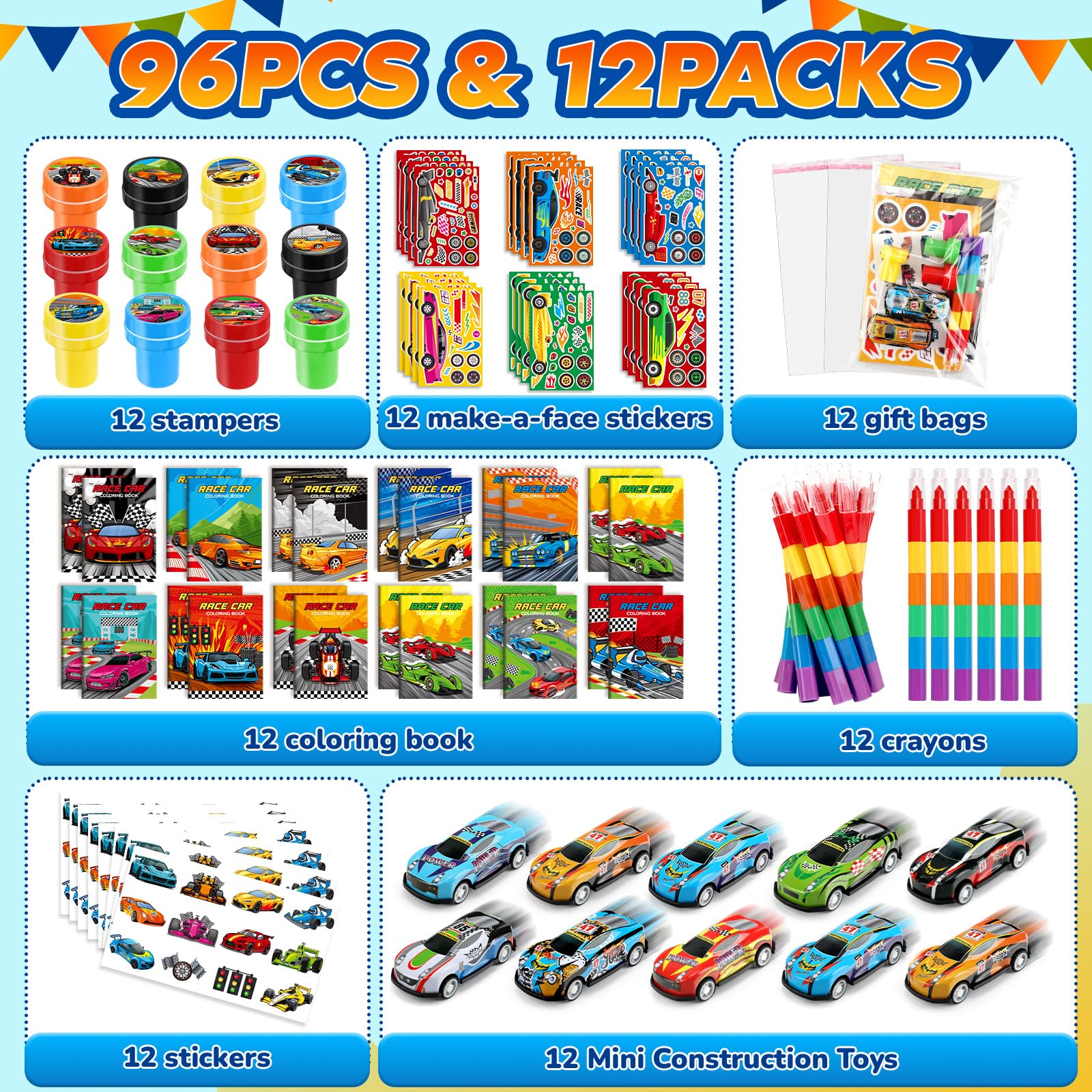 BenLouis race car coloring book engages kids in color-filled creative play.