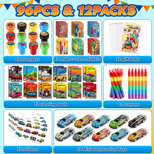 BenLouis race car coloring book engages kids in color-filled creative play.