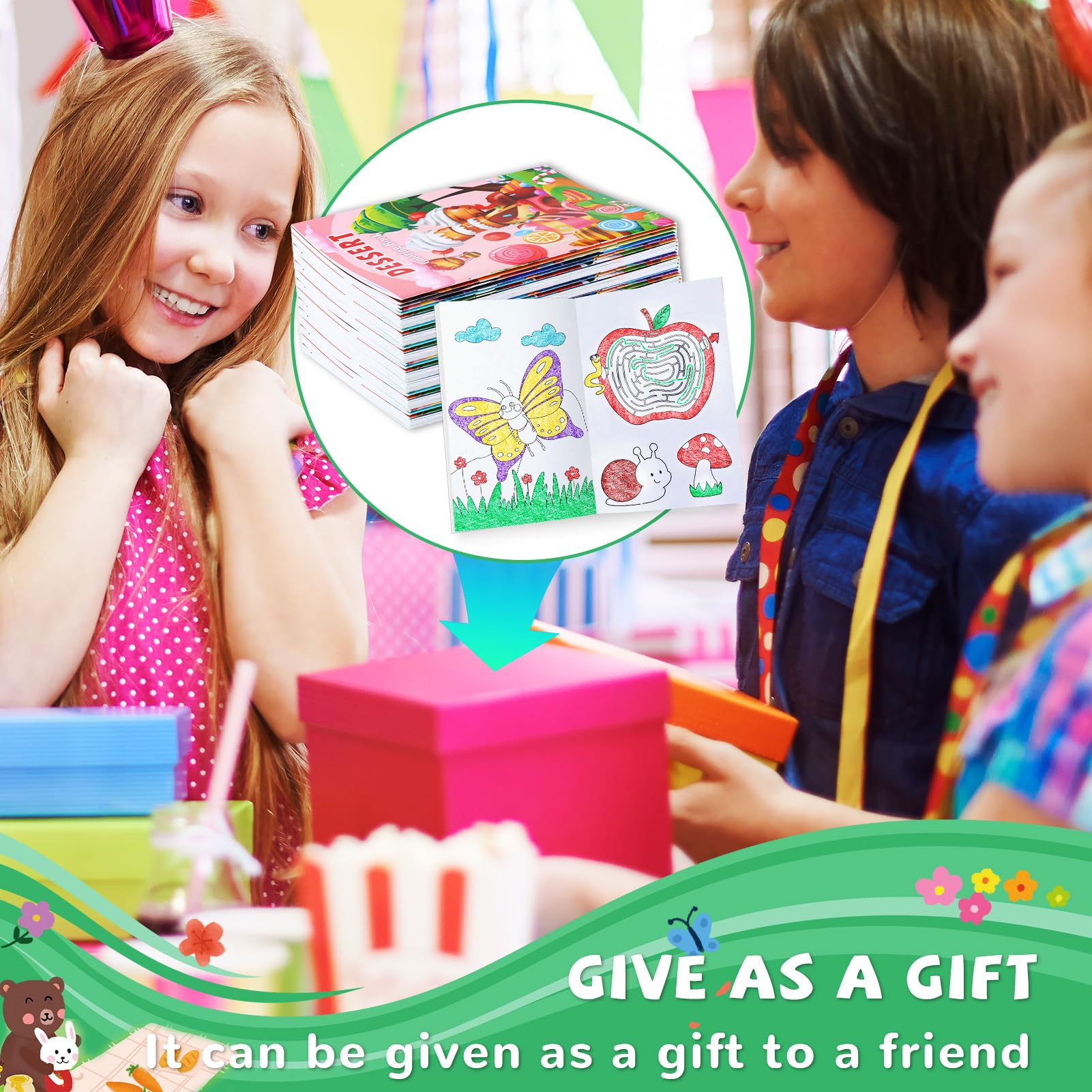 BenLouis six-point-seven-by-four-point-seven-inches mini book fits little hands