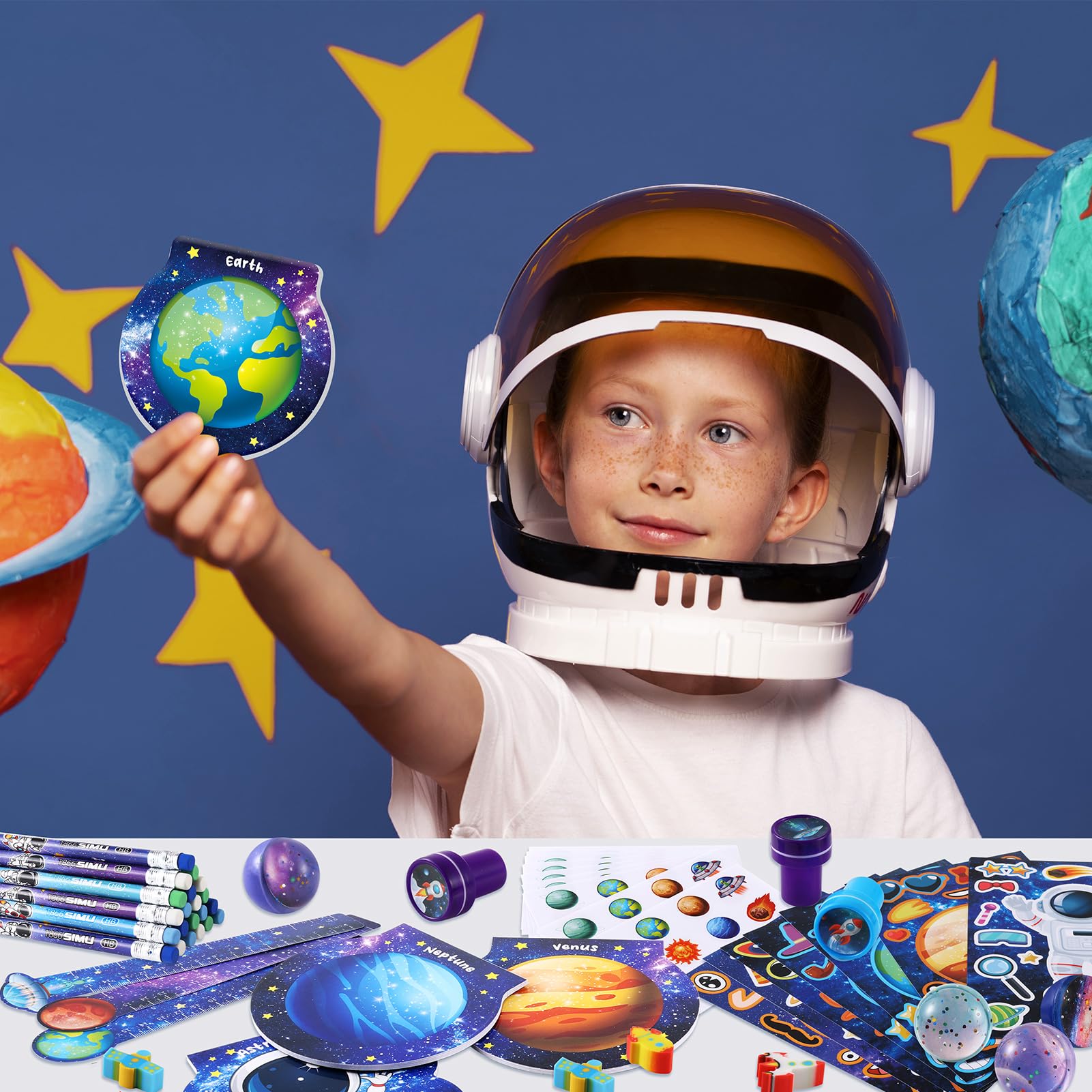 BenLouis space stamper reliable for stamping crafts and learning activities