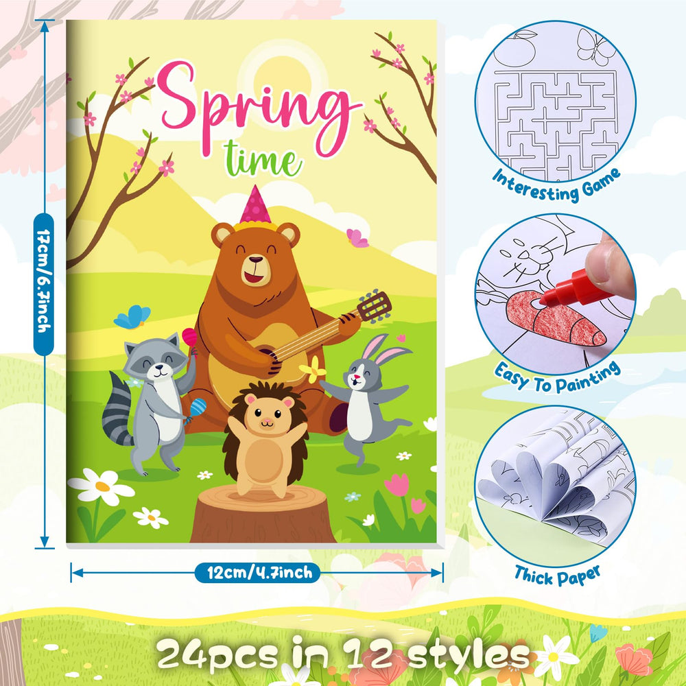 BenLouis mini coloring book set with multiple styles for varied play.