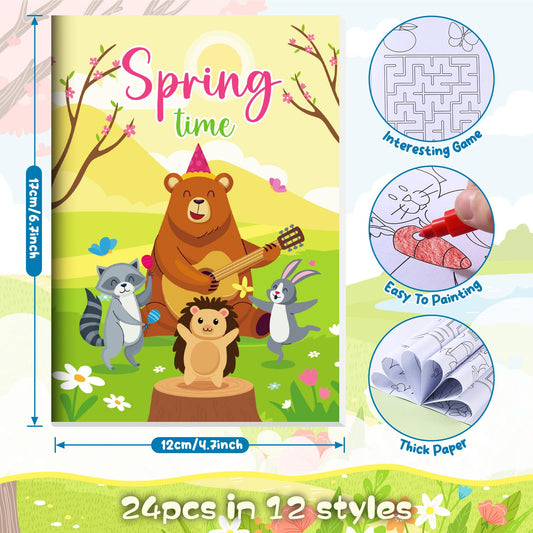 BenLouis mini coloring book set with multiple styles for varied play.