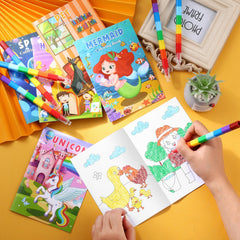 Stacking crayons from BenLouis with adjustable length for growing kids.
