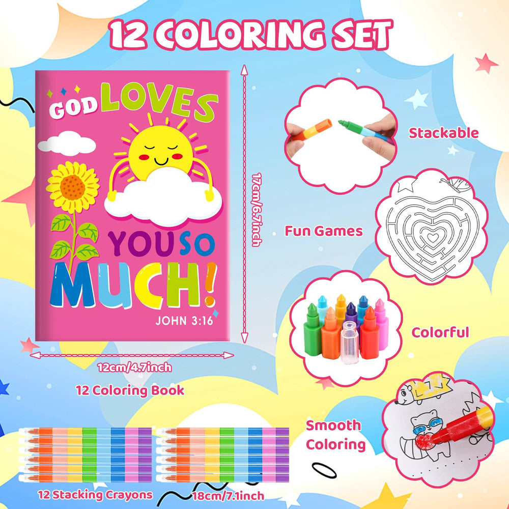 BenLouis Stacking Crayons Set provides a fun, organized coloring experience for kids