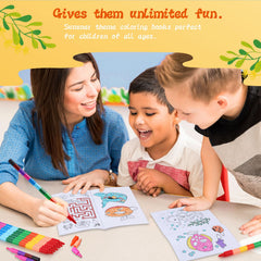 BenLouis summer mini coloring books bulk pack - ideal as party favors or classroom rewards.