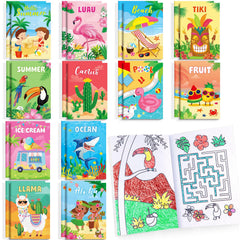 BenLouis summer mini coloring books cover with bright beach design for kids.