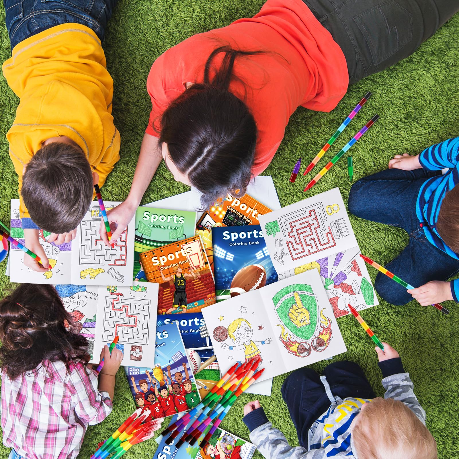 BenLouis coloring books and crayons create engaging DIY crafts for kids.