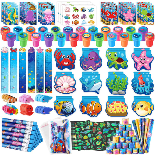 BenLouis under-the-sea mini notebooks for kids, ideal for doodling and note-taking