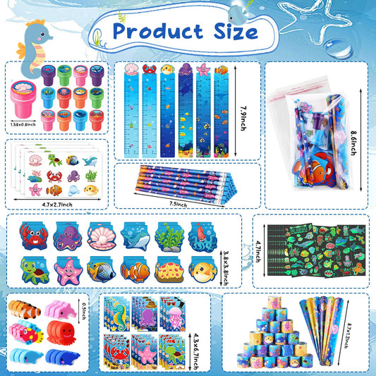 BenLouis under-the-sea pencils ideal for writing and coloring during activities