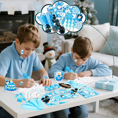 BenLouis winter color scratch cards reveal playful designs