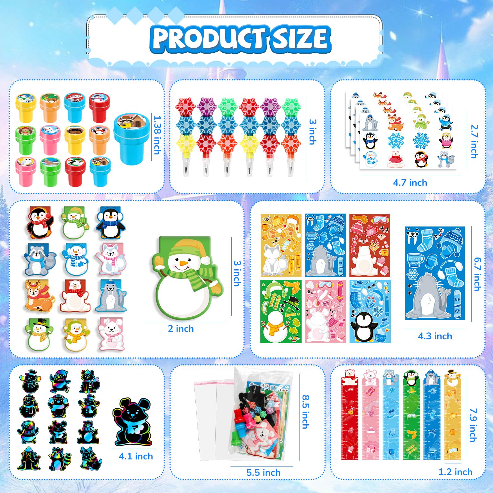 BenLouis winter make-a-face stickers spark playful learning moments