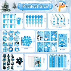 BenLouis winter make-a-face stickers for creative projects