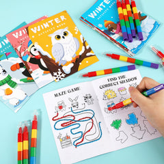 BenLouis winter mini activity book find differences enhances observation on the go