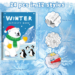 BenLouis winter mini activity book hidden object boosts focus during travel