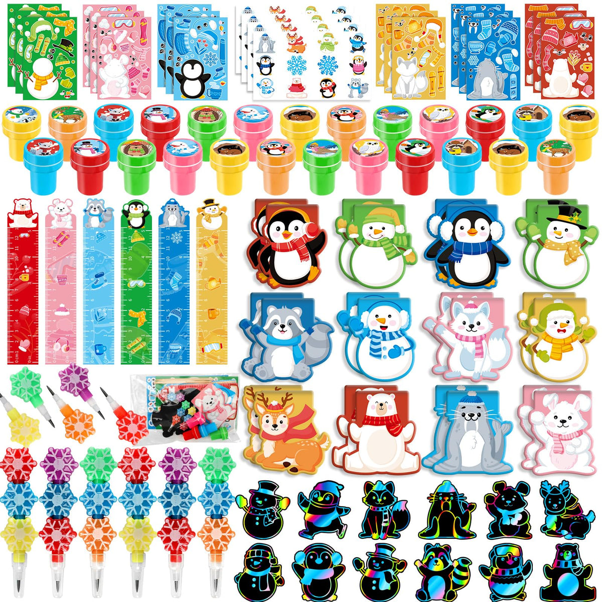 BenLouis winter mini notebooks for classroom rewards and creative writing