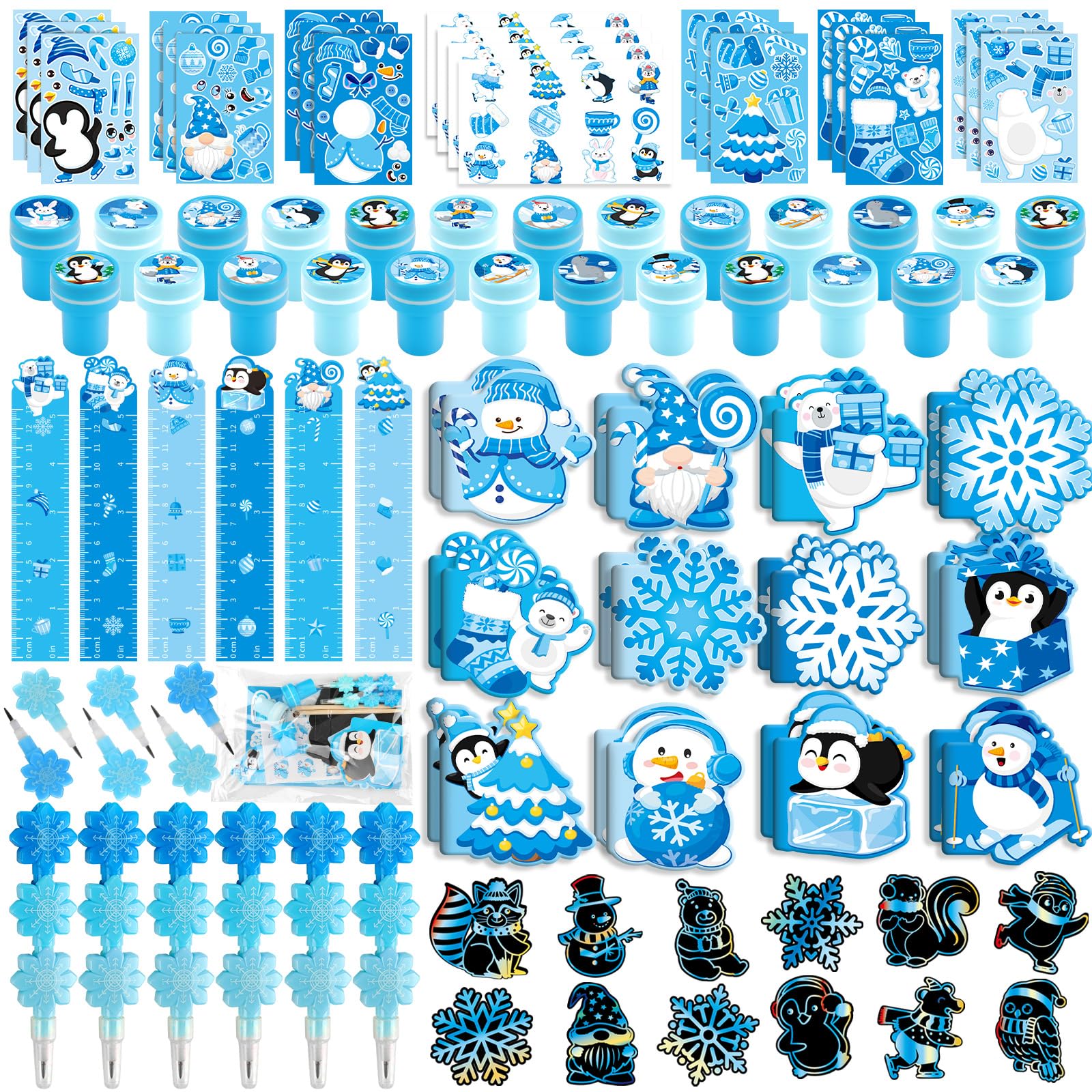 BenLouis winter mini notebooks for classroom activities and gifts