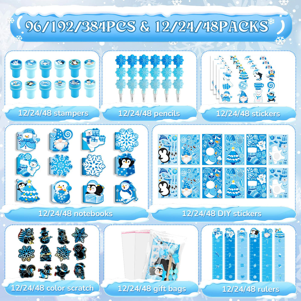 BenLouis snowflake pencils for festive writing tasks
