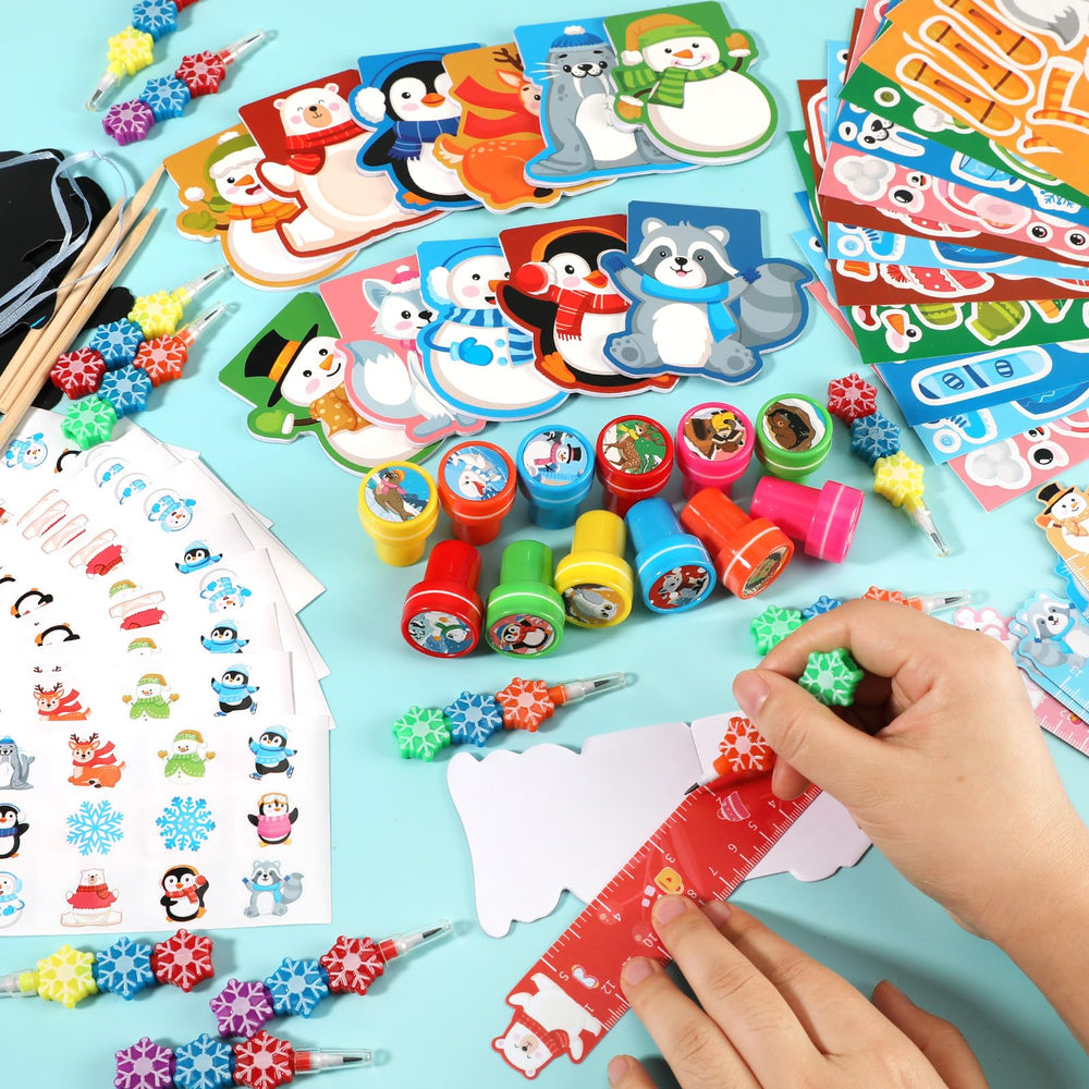 BenLouis winter stampers offer playful, mess-free art ideas