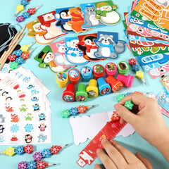 BenLouis winter stampers offer playful, mess-free art ideas