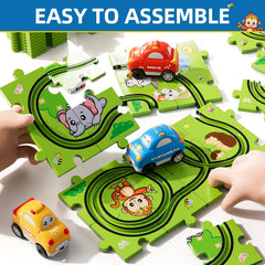 Bennol animal-pattern puzzle pieces stimulate exploration and pattern matching.