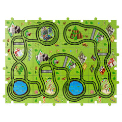 Bennol 56-piece puzzle race track makes a versatile gift