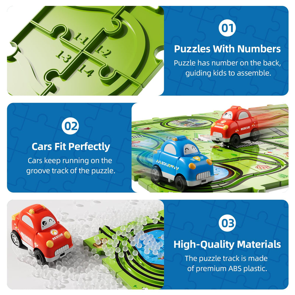 Bennol puzzle pieces connect securely for quick, frustration-free assembly