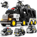 Bennol 5-in-1 police truck set with large police car for imaginative play