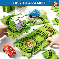 Bennol track car on grooved track demonstrates smooth, automatic driving for fun racing moments.