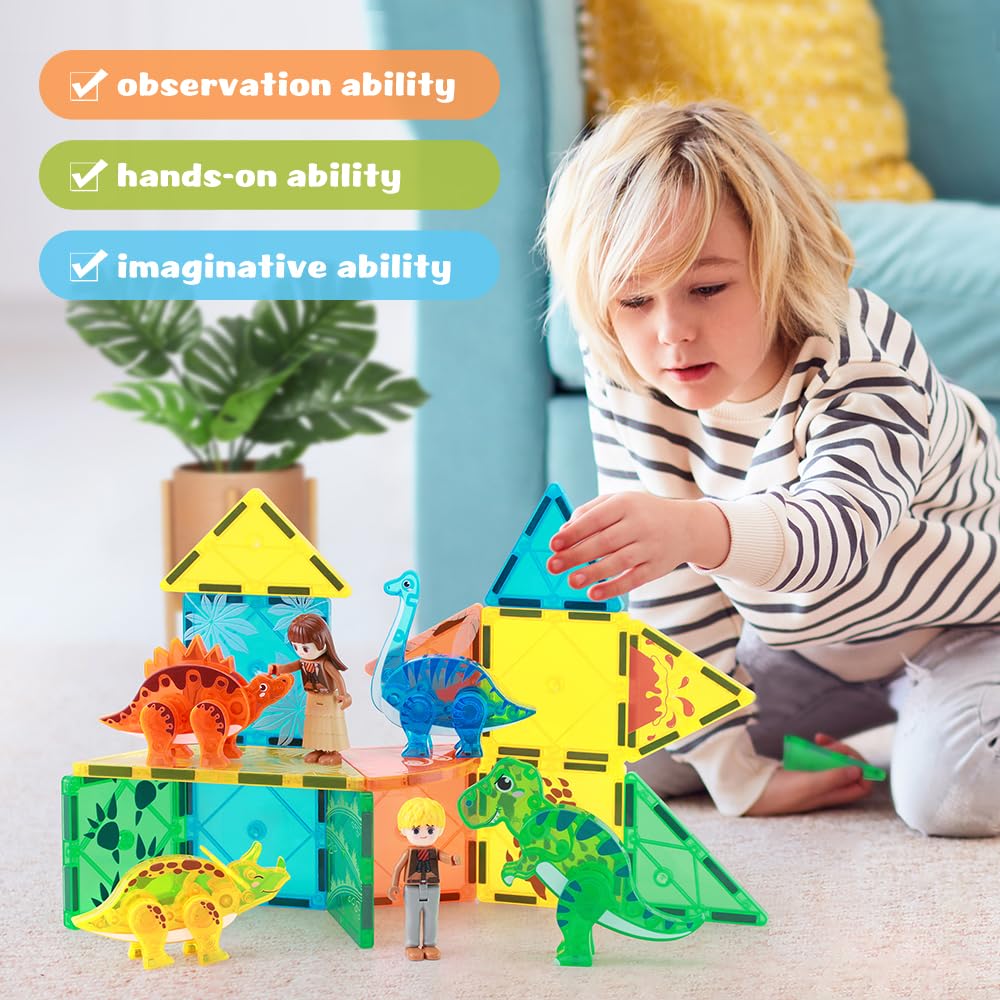 BENOKER assembled dinosaur land display demonstrates limitless creativity