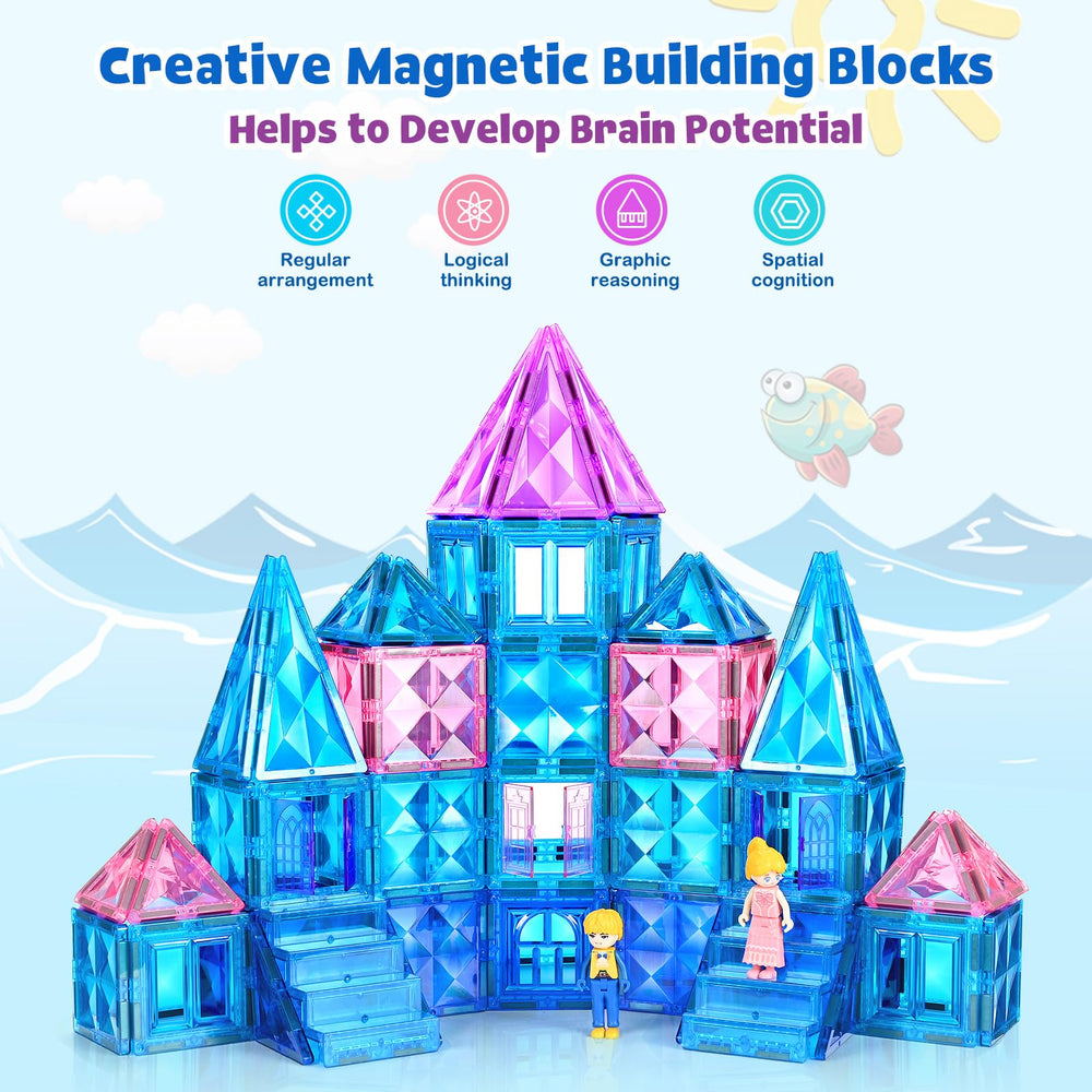 BENOKER castle tiles invite imaginative play and collaborative building.