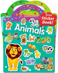 Benresive animals sticker book for hands-on learning with reusable stickers.