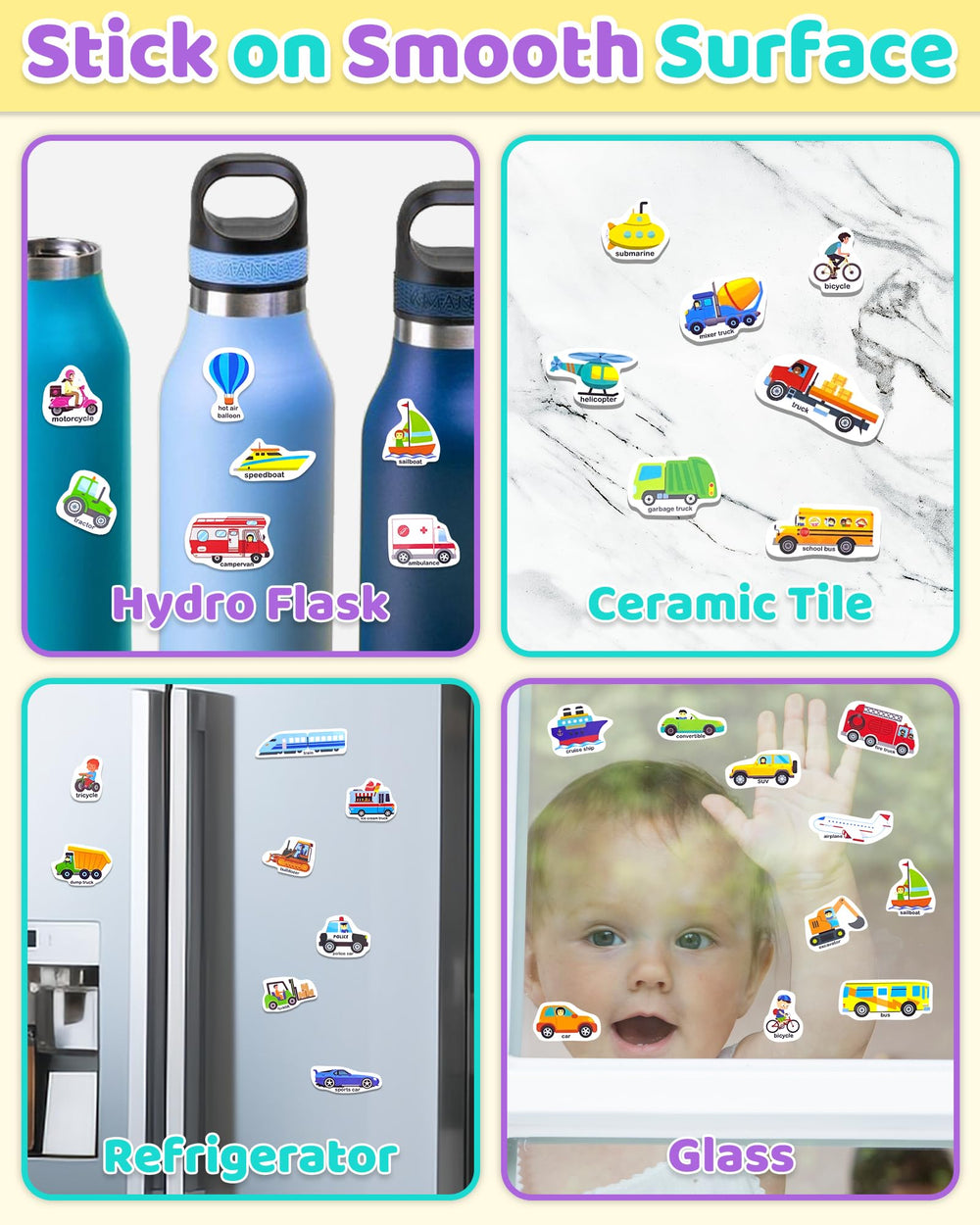 Benresive sticker book inspires hands-on learning and fine motor skills during playtime.