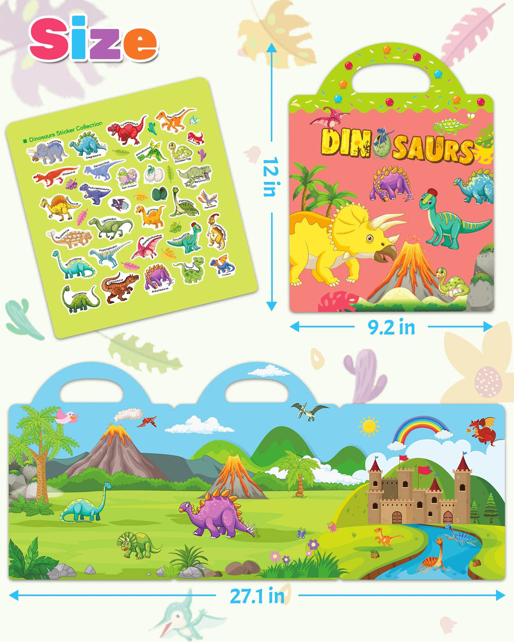 Benresive dinosaurs screen-free activity promotes quiet, imaginative play