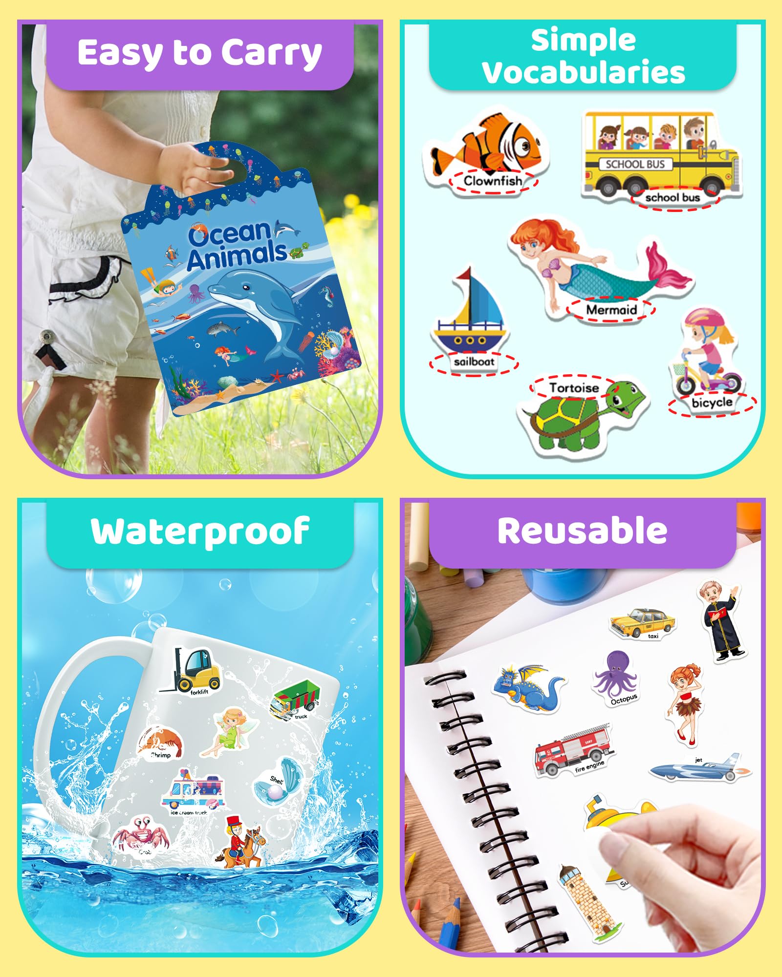 Benresive Fairy stickers book sparks creative storytelling.